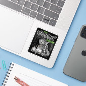 Sketchy Just Goblin’ Snoep voor Darker Items Sticker (Laptop met iPhone)