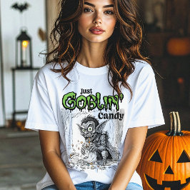 Sketchy Just Goblin’ Snoep Vrouwen T-shirt