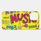 Sketchy Music Doodles Naadloze Achtergrond Case-Mate iPhone Case (Achterkant (horizontaal))