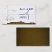 Sketchy Paper Visitekaartje (Voorkant / Achterkant)