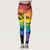 Sketchy Rainbow Leggings (Voorkant)