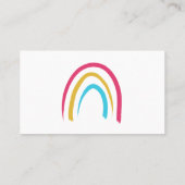 Sketchy Rainbow Visitekaartjes (Achterkant)