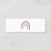 Sketchy Rainbows Mini Visitekaartjes (Achterkant)