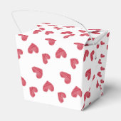 Sketchy Red Heart Weddenbox Bedankdoosjes (Achterkant)