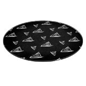 Sketchy Sailboat Pattern Snijplank (Hoek)