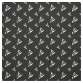Sketchy Sailboat Pattern Stof (Swatch)