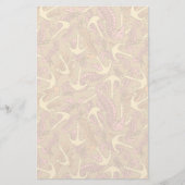 Sketchy Seahorse and Anchor Pattern Briefpapier (Voorkant)