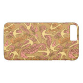 Sketchy Seahorse and Anchor Pattern Case-Mate iPhone Case (Achterkant (Horizontaal))