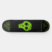 SKETCHY SKULL - Skateboard (Horizontaal)