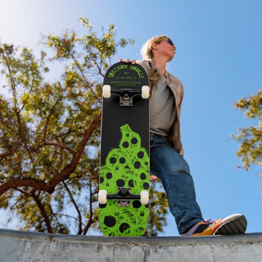 SKETCHY SKULLS - Skateboard (Buiten 1)