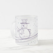 Sketchy Snowman Winter Mok (Voorkant links)