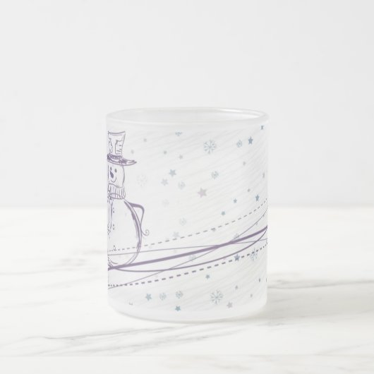 Sketchy Snowman Winter Mok (Center)