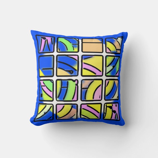 Sketchy Squares Pillow Kussen (Voorkant)