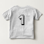 Sketchy Tractor Boerderij Boy Verjaardag Kinder Shirts (Achterkant)