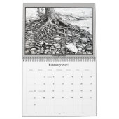 Sketchy Trees Calendar Kalender (Feb 2027)