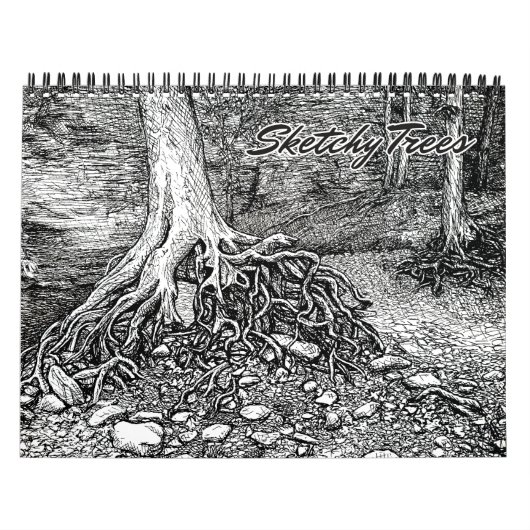 Sketchy Trees Calendar Kalender (Hoes)