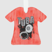 Sketchy Tuba en tekst Ornament (achterkant)