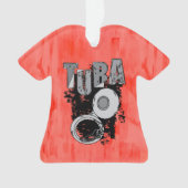 Sketchy Tuba en tekst Ornament (voorkant)