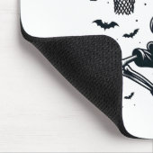 Sketel Skelet Halloween Skelet Speler Muismat (Hoek)