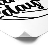 Sketel Spel Dag Sportbal Coach Sketel Speler Poster (Hoek)