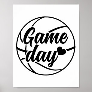 Sketel Spel Dag Sportbal Coach Sketel Speler Poster