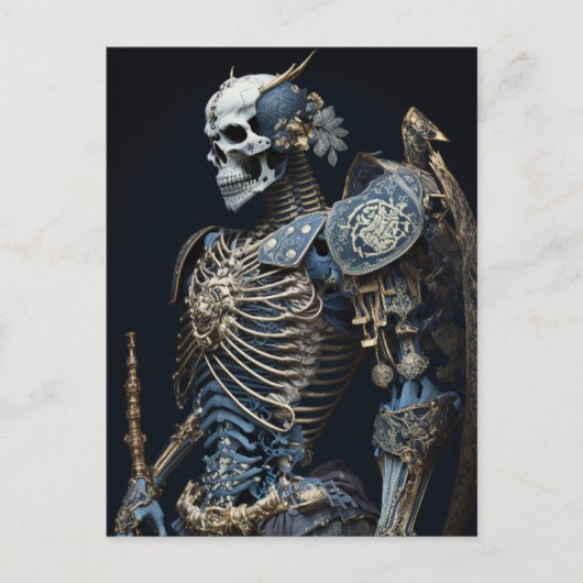 Sketetal Warrior Briefkaart (Voorkant)