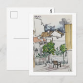 Skethchbook pages. Málaga. Markers Briefkaart (Voorkant / Achterkant)
