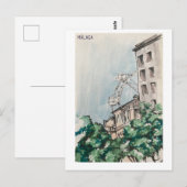 Skethchbook pages. Málaga. Markers Briefkaart (Voorkant / Achterkant)