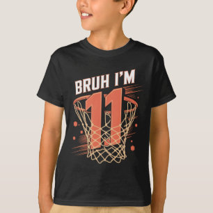 Sketll 11e verjaardagsshirt voor jongens 11 jaar o t-shirt