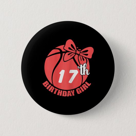 Sketll 17e Verjaardag Sketll Speler Ronde Button 5,7 Cm (Voorkant)