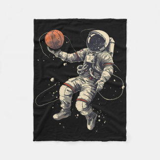 Sketll ArtWork Astronaut Lay Up Sketll Player Fleece Deken