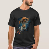 Sketll Artwork Slam Dunk Splash Sketll Player Hoop T-shirt (Voorkant)
