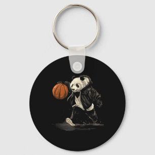 Sketll Beer Animal Art Sketll Hoop Panda Tekening Sleutelhanger