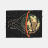 Sketll Camouflage - Sketll Speler Camo  Fleece Deken (Voorkant (Horizontaal))