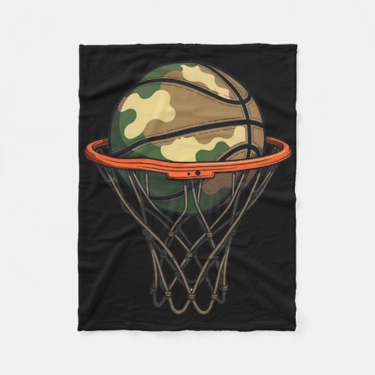 Sketll Camouflage - Sketll Speler Camo  Fleece Deken (Voorkant)