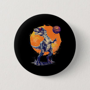 Sketll Dino T-rex Kunstwerk Tekening Sketll Liefhe Ronde Button 5,7 Cm