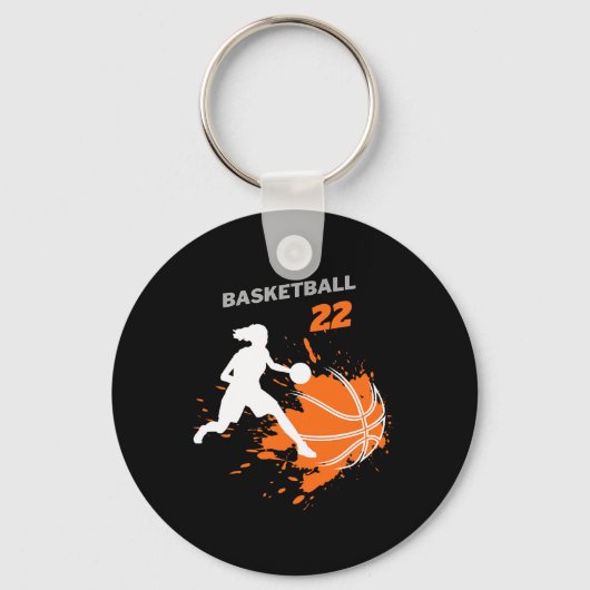 Sketll Fever Dames Sketll Team Nummer 22  Sleutelhanger (Voorkant)