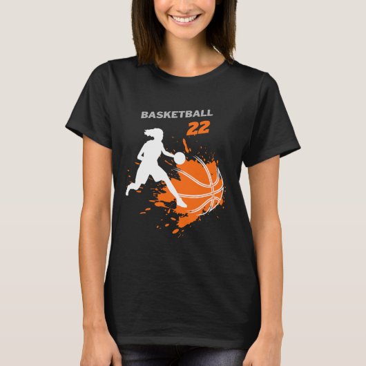 Sketll Fever Dames Sketll Team Nummer 22 T-shirt (Voorkant)