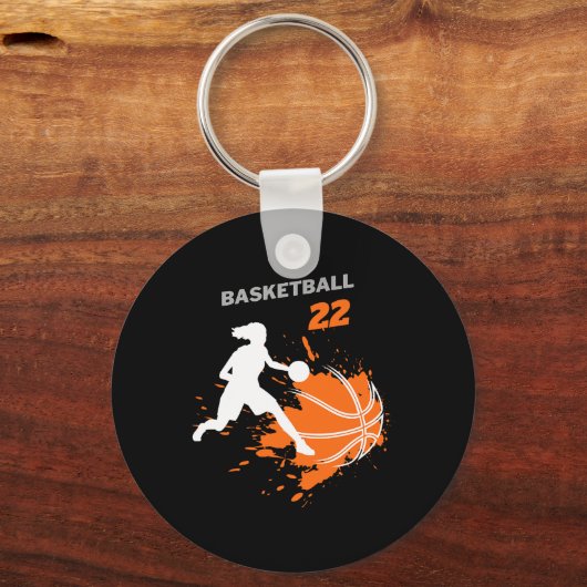 Sketll Fever Women's Sketll Team Number 22 Sleutelhanger (Voorkant)