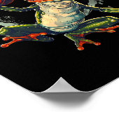 Sketll Frog Toad Slam Dunk Artwork Sketll Hoop  Poster (Hoek)