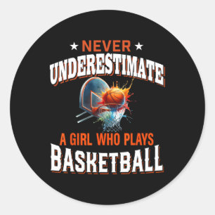 Sketll Gifts For Teen Girls Firell Athlete Design Ronde Sticker