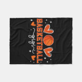 Sketll Gigi Oma Heart Gigi van een Sketll-speler Fleece Deken (Voorkant (Horizontaal))