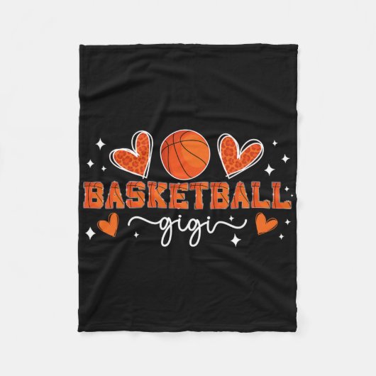 Sketll Gigi Oma Heart Gigi van een Sketll-speler Fleece Deken (Voorkant)