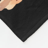 Sketll Giraffe Sketll Speler Kunstwerk Slam Dunk Fleece Deken (Hoek)