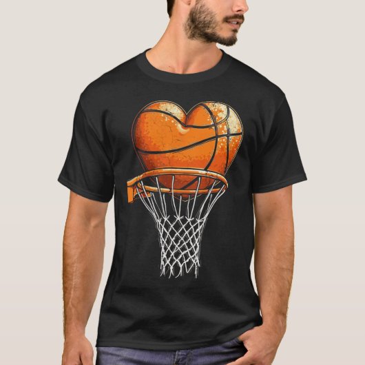 Sketll Heart Valentines Day Sports Boys Youth  T-shirt (Voorkant)
