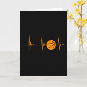 Sketll Heartbeat Ekg Pulse Sports Playing Sketll  Kaart (Gele Bloem)