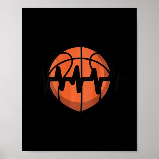 Sketll Heartbeat Pulse Design Poster (Voorkant)