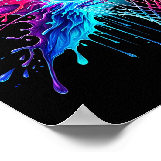 Sketll Hoop Net Shirt For Boys Men Teen Ice Cream  Poster (Hoek)