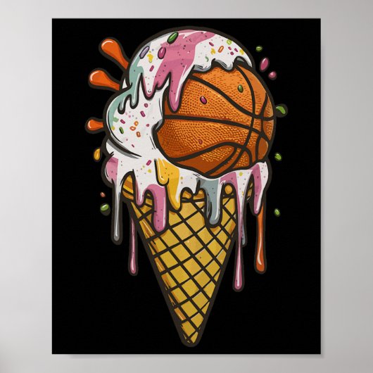 Sketll Ice Cream Sketll  Poster (Voorkant)