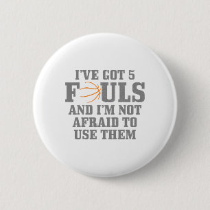 Sketll Ik heb 5 fouten en ik ben niet bang om te g Ronde Button 5,7 Cm
